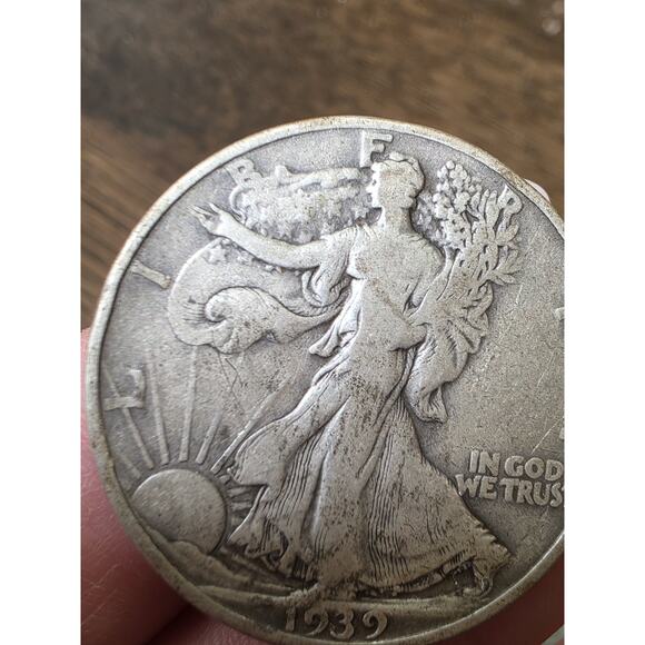 1939-D Walking Liberty Half Dollar, Extra Fine+ Circulated Coin, Store 5 - Picture 15 of 16
